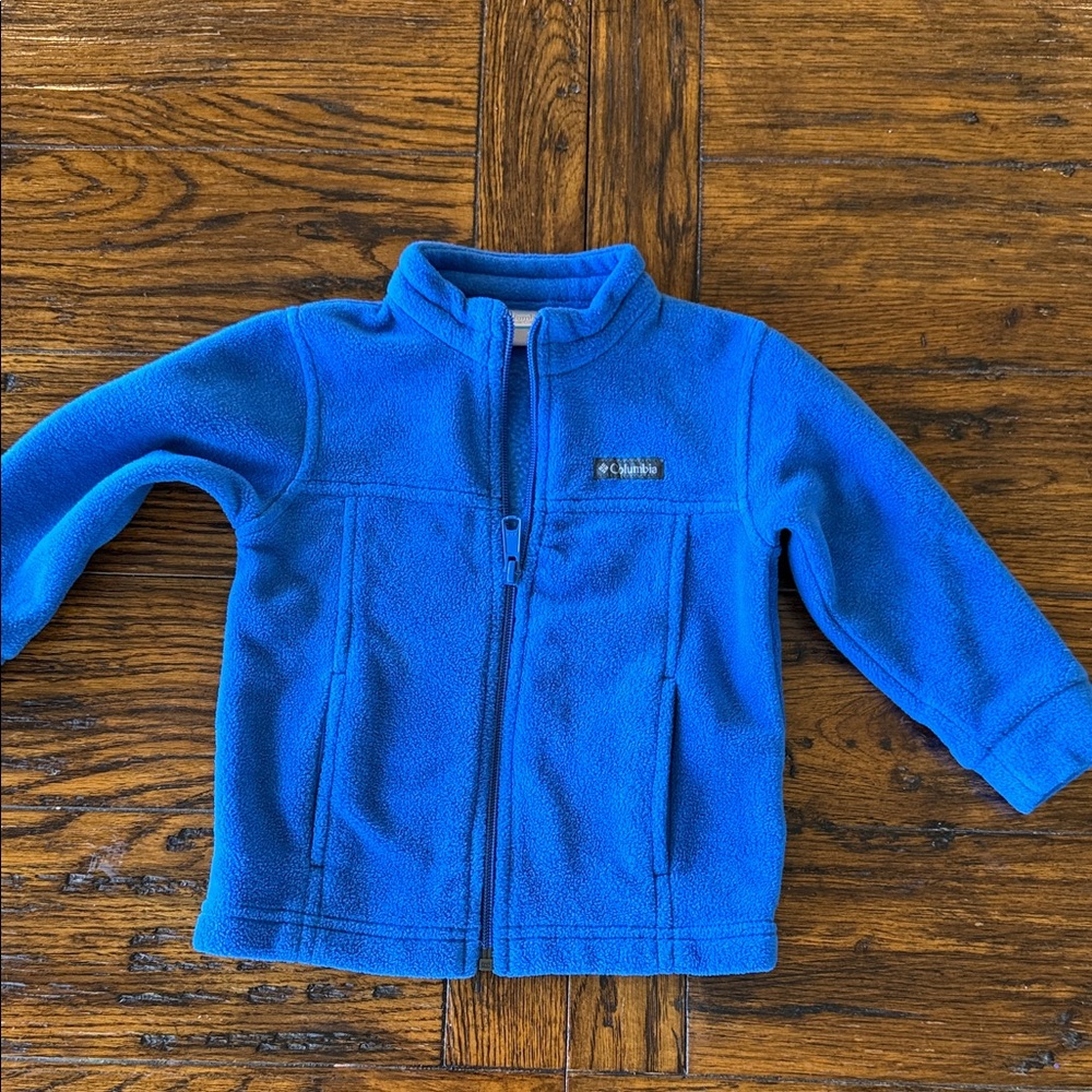Like new Blue 18-24 months boy or girl Columbia fleece jacket